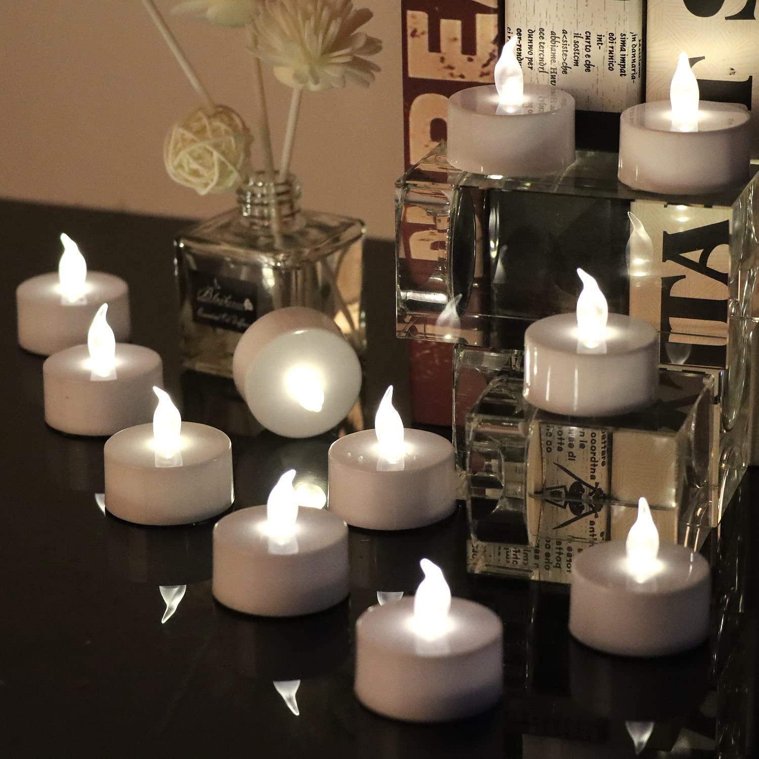 Amazon.co.jp : LED キャンドルライト LEDキャンドル 24個セット